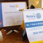 2018-19年度ロータリー財団寄付表彰が届きました。